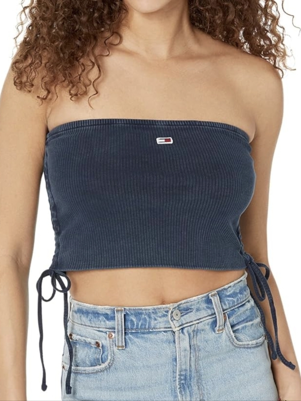 Tommy Hilfiger Navy Blue Women's Tube Top